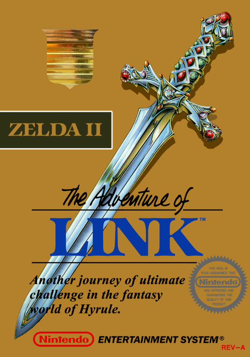 Zelda II - The Adventure of Link (USA) (Virtual Console) box art